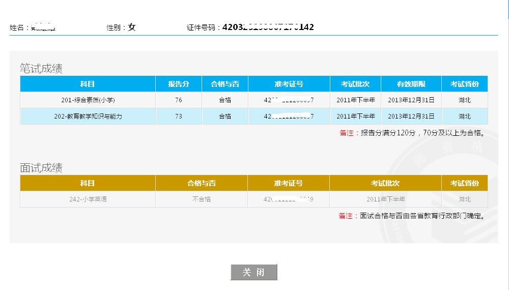 筆試合格面試不合格成績查詢結果 筆試合格面試不合格成績查詢結果
