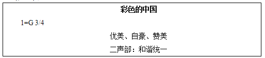 2018上半年小學(xué)音樂教師資格證面試真題(第一批)板書設(shè)計1