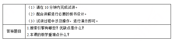 2018上半年高中信息技術教師資格證面試真題(第三批)考題回顧5