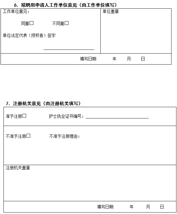湖南護士執業注冊申請審核表樣本.png